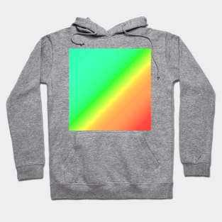 Diagonal Ombre Green Hoodie